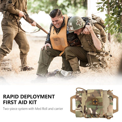 Tactical Military Pouch Rapid Deployment First-aid Kit Survival Gear Medical Bag