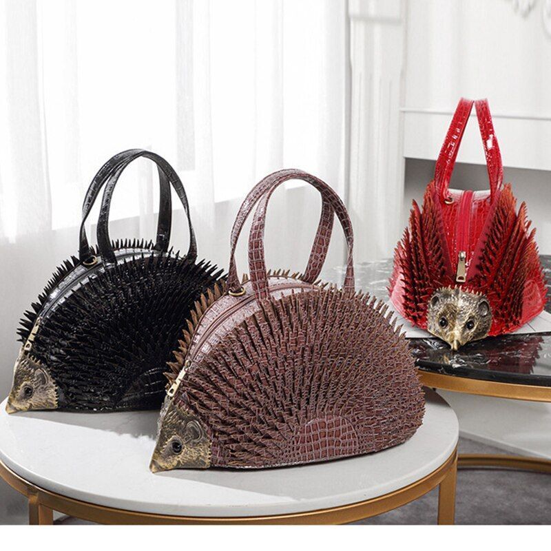 Personalized 3d Hedgehog Bag Fashion Handbag Crossbody Purse Women Shoulder Bag
