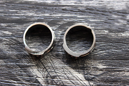 New TC4 Titanium Alloy Ring CNC Made Men Women Finger Rings Gift