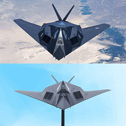 1:72 F-117A Nighthawk Metal Fighter Attack Plane Model USAF Airplane Model