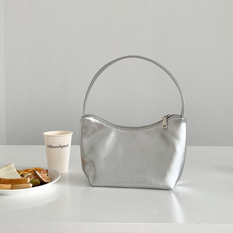 Elegant Shoulder Bags Synthetic Leather Vintage Handbag Travel Underarm Clutch