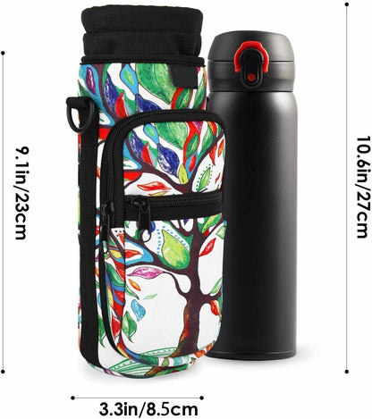Water Bottle Holder Bag Universal Water Mug Pouch Sports Outdoor Travel Camping