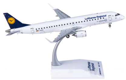 1:200 JC Wings Lufthansa Embraer ERJ-190LR Passenger Diecast Airplane Model