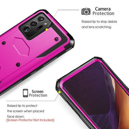For Samsung Galaxy Note 20 Ultra Heavy Duty Clip Holder Case Cover, / Accessory