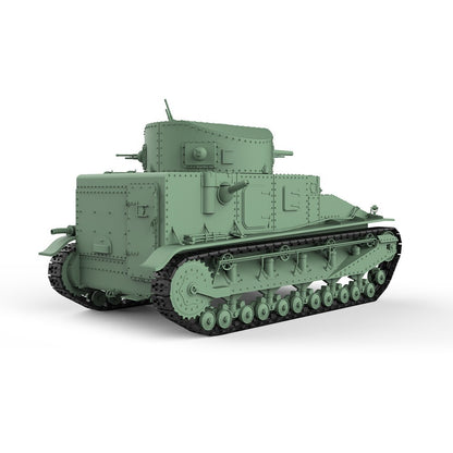 SSMODEL SS72577 1/72 25mm Military Model Kit British Vickers Mk.I Medium Tank