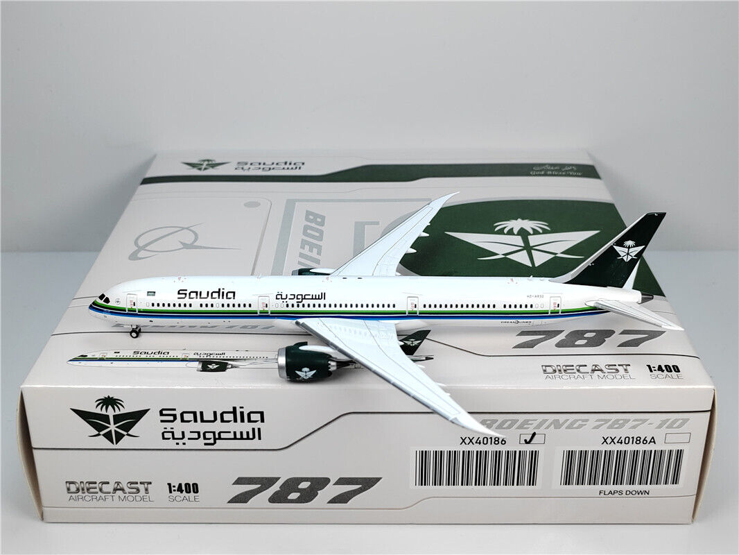 1:400 JC Wings SAUDIA BOEING B787-10 Passenger Airplane Diecast Aircraft Model