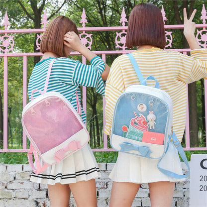 Women's PU Backpack Girls Lady Daily Travel Bag Rucksack Female Bags Schoolbags