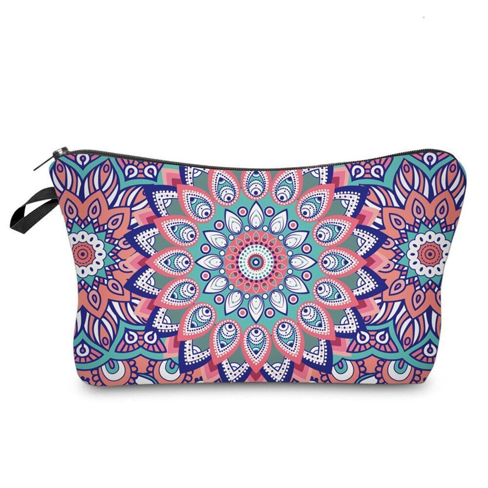 Cosmetic Bag Waterproof Printing Turtle Leaf Toilet Bag Custom Style Traveling