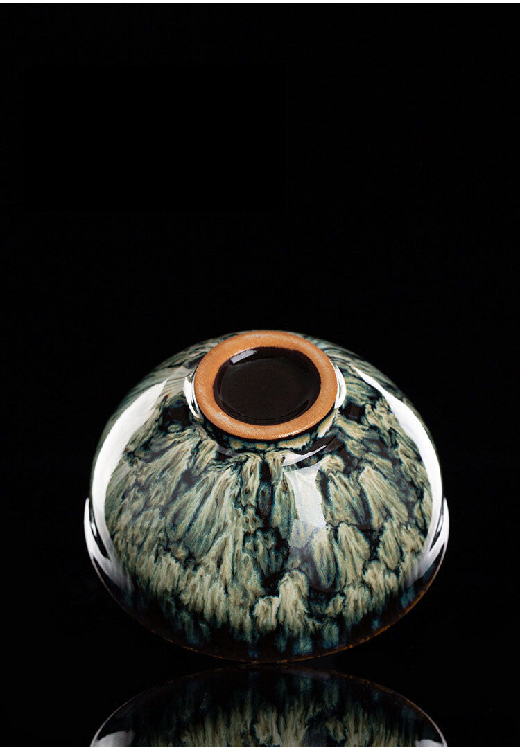 Tea Cup Ceramic Kungfu Teacup Chinese Jianzhan Traditional Ceramic Art Best Gift