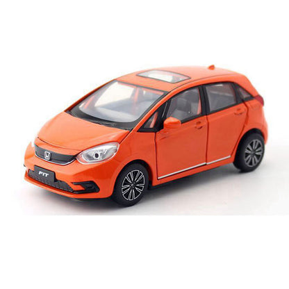 1/32 Scale Honda Fit Model Car Diecast Toy Vehicle Kids Toys for Boys Orange