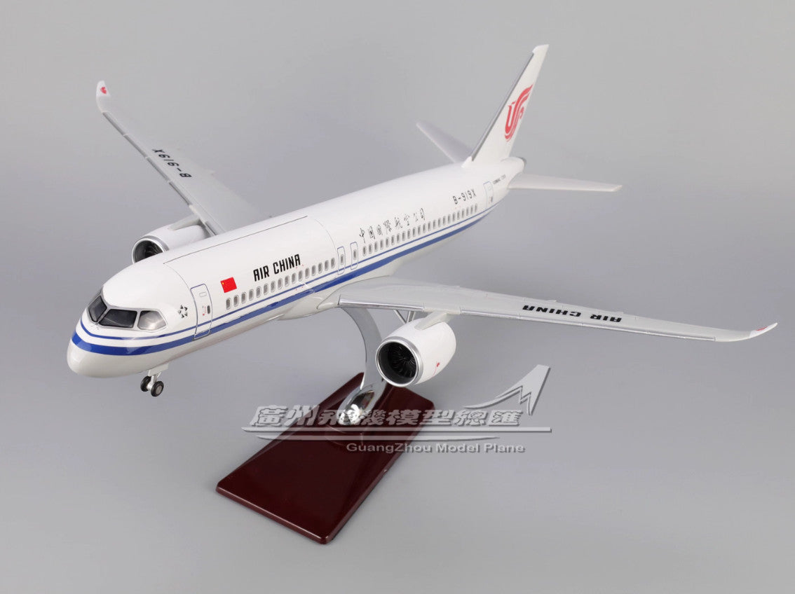 47CM 1:82 AIR CHINA COMAC C919 Plane Airplane Landing gear Resin Aircraft Model