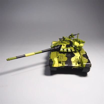 1:43 Main Battle Tank Alloy Simulation Military Ornaments Desktop T72b3 Model