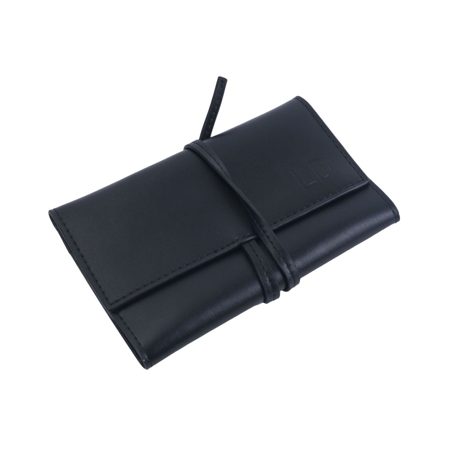 Synthetic Leather Lightweight Foldable Travel Jewelry Storage Organizer Bag 1 PC