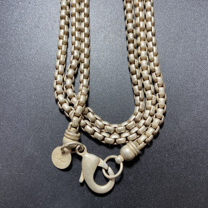Miao Ethnic Handmade Silver Chain Necklace | Traditional Ethnic Jewelry