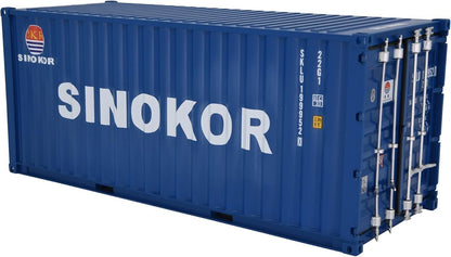 1:20 SINOKOR 20GP Shipping Container Model Abs Resin Toy Home Decoration Gift