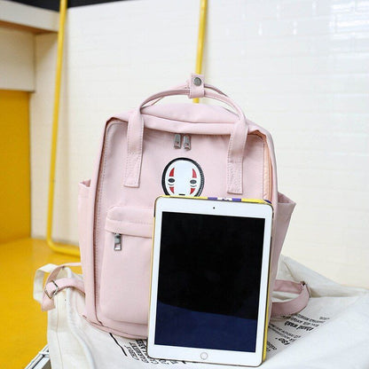 Nylon School Bags Black Women School Laptop Bag Traveling Shoulder Bags Rucksack
