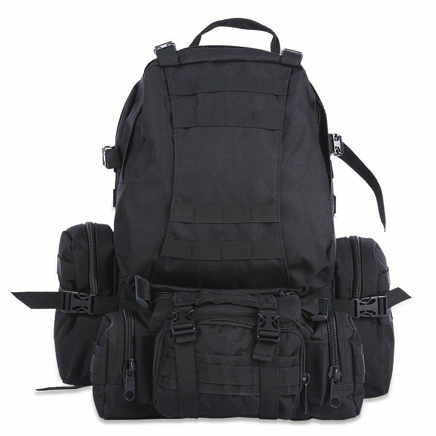 50L Outdoor Backpack Military Rucksack Bag Waterproof Camping Hiking Travelling