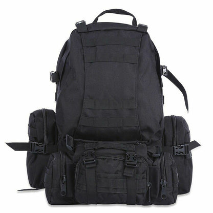50L Outdoor Backpack Military Rucksack Bag Waterproof Camping Hiking Travelling
