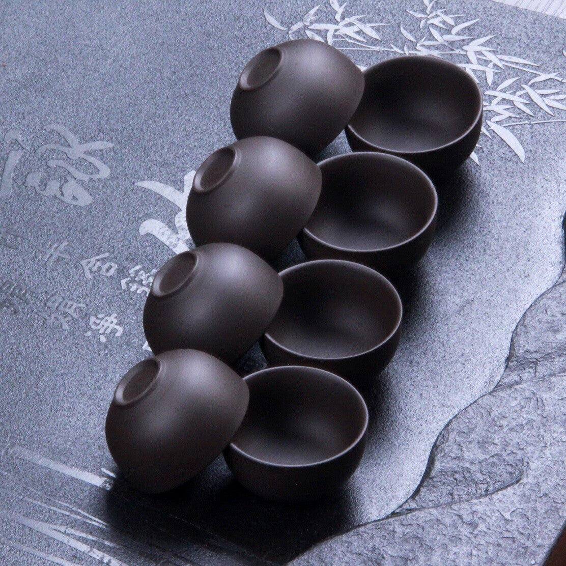 20ml Small Puer Tea Cup Zisha Purple Clay Kungfu Tea Cup Marked Cup Zisha Cups