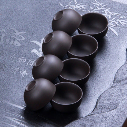 20ml Small Puer Tea Cup Zisha Purple Clay Kungfu Tea Cup Marked Cup Zisha Cups