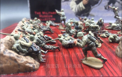 1/72 39Pcs US soldier model of Normandy landings