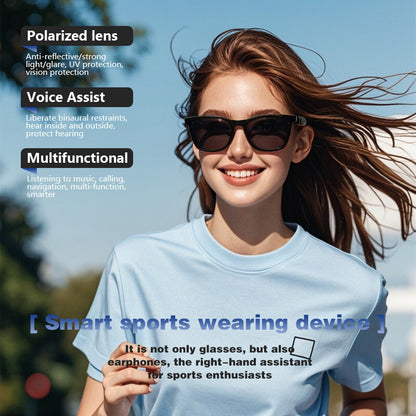 Smart Glasses Bluetooth Music Headset Wireless Audio Sports Sunglasses Driving