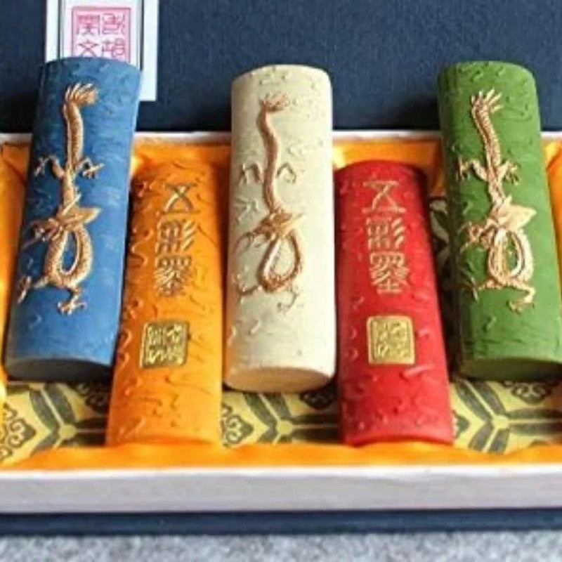 1 Set Huangshan Songyan Color Ink Drawing Ink Block Calligraphy Ink Stick
