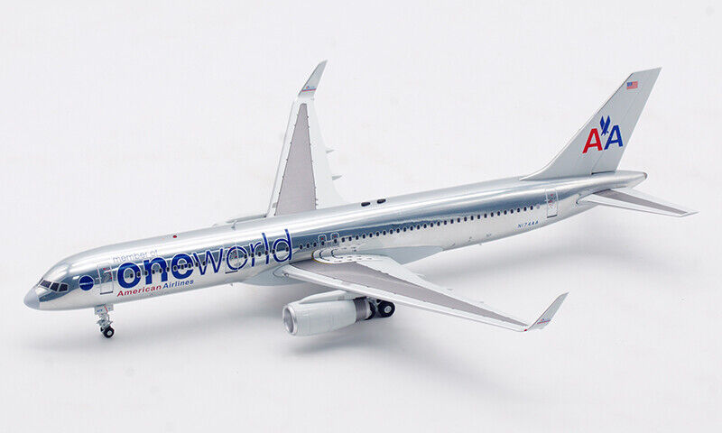 1:200 InFlight American Oneworld BOEING 757-200 Passenger Airplane Diecast Model