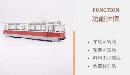 1:43 SSM LM-68 Urban Public Transport Tram Passenger Car Diecast Model