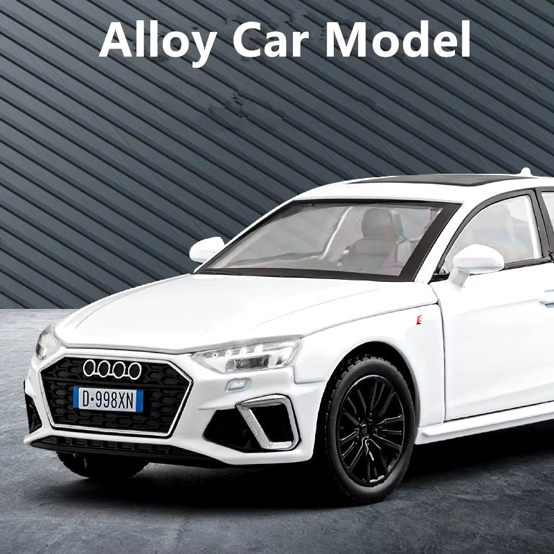 1:32 2024 AUDI A4 Alloy Car Model Diecast Metal Vehicles Car Model High Simulati