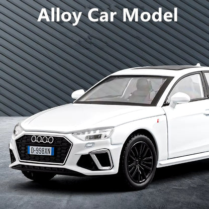 1:32 2024 AUDI A4 Alloy Car Model Diecast Metal Vehicles Car Model High Simulati