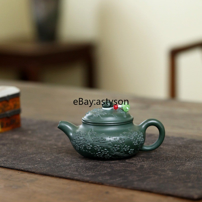Handmade Tea Pot Marked Chinese Real Yixing Zisha Purple Clay Master Pot 180ml