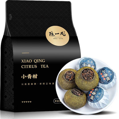 220g Xiaoqinggan Xinhui Select Palace Ripe Pu'er Blended Tea Bag Pack