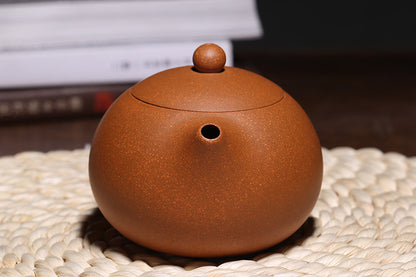 Ball Shaped Infuser Holes Marked Xishi Pot Chinese Yixing Old Duan Clay Tea Pot