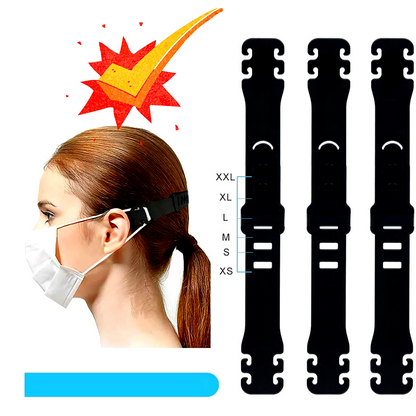 5Pcs- Sujetador de Mascara Extensor Gancho para Oreja, Máscara Extensión Gancho