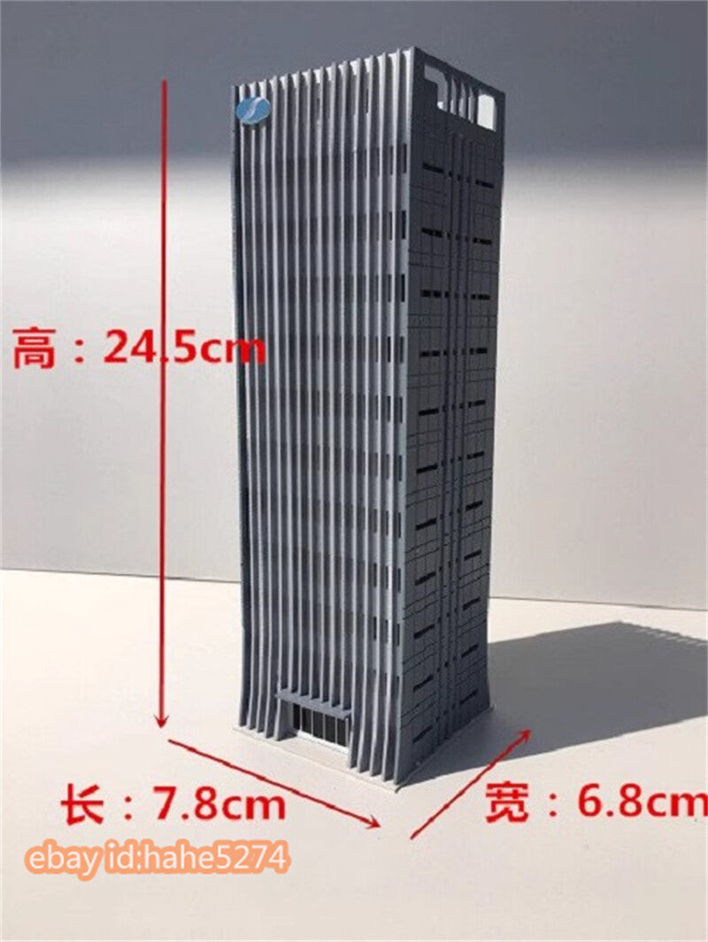 1/150 Building Model Morden Office Building Scene Architecture Assembled