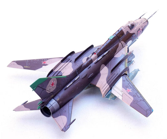 1:72 JC Wings Su-17M4 Afghan War, Bagram Airfield Fighter Diecast Boomber Model