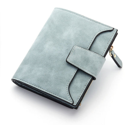 Female Coin Purse Card Clamps Cash Clip Women Wallet Billfold Lady Pouch Handbag