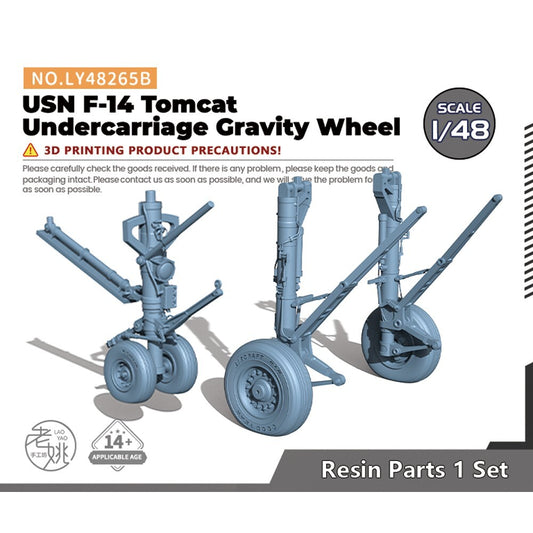 Yao's Studio LY48265B 1/48 Model USN F-14 Tomcat Undercarriage Gravity Wheel