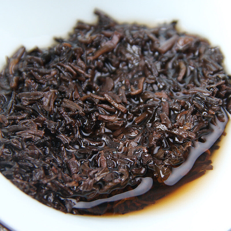 2016 Gongting Jin Zhuan Shu Puer Tea Palace Gold Brick Ripe Puer Mini Tea Brick