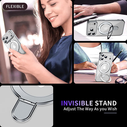 Magnetic for Iphone 17 Pro Max Case with Invisible Stand[Compatible with Magsafe