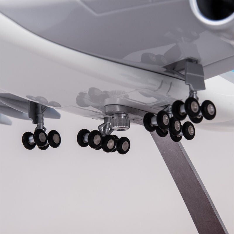 46CM 1:160 KOREAN AIR AIRBUS A380 Passenger Airplane Landing Gear Resin Model