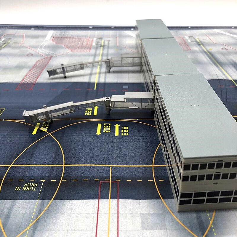 Scale Airport Terminal Building Air Bridge DIY 1:400 Model Scene Toy Gift