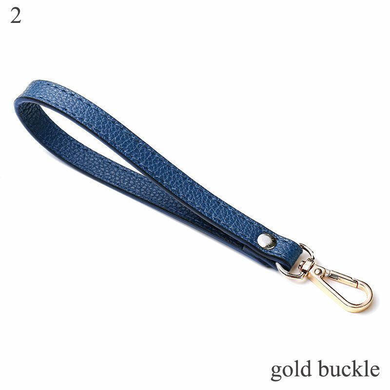 PU Leather Wallet Strap Replaceable Handbag Metal Bag Wrist Strap Key Belt