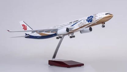 47CM 1:135 Air China AIRBUS A330 Passenger Plane Landing Gears Resin Model