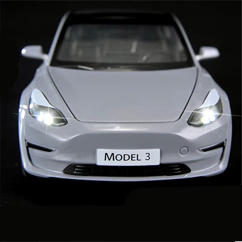 1:24 Model 3 Model Y X Alloy Car Model Diecast Metal Toy Vehicles Car Model Simu