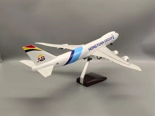 1/140 Belgian Cargo 747-8F Aircraft Model Airplanes Without Lights Toy Ornament