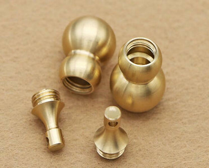 New Brass gourd waterproof pill box bottle case Pendant keychain Necklace Gifts