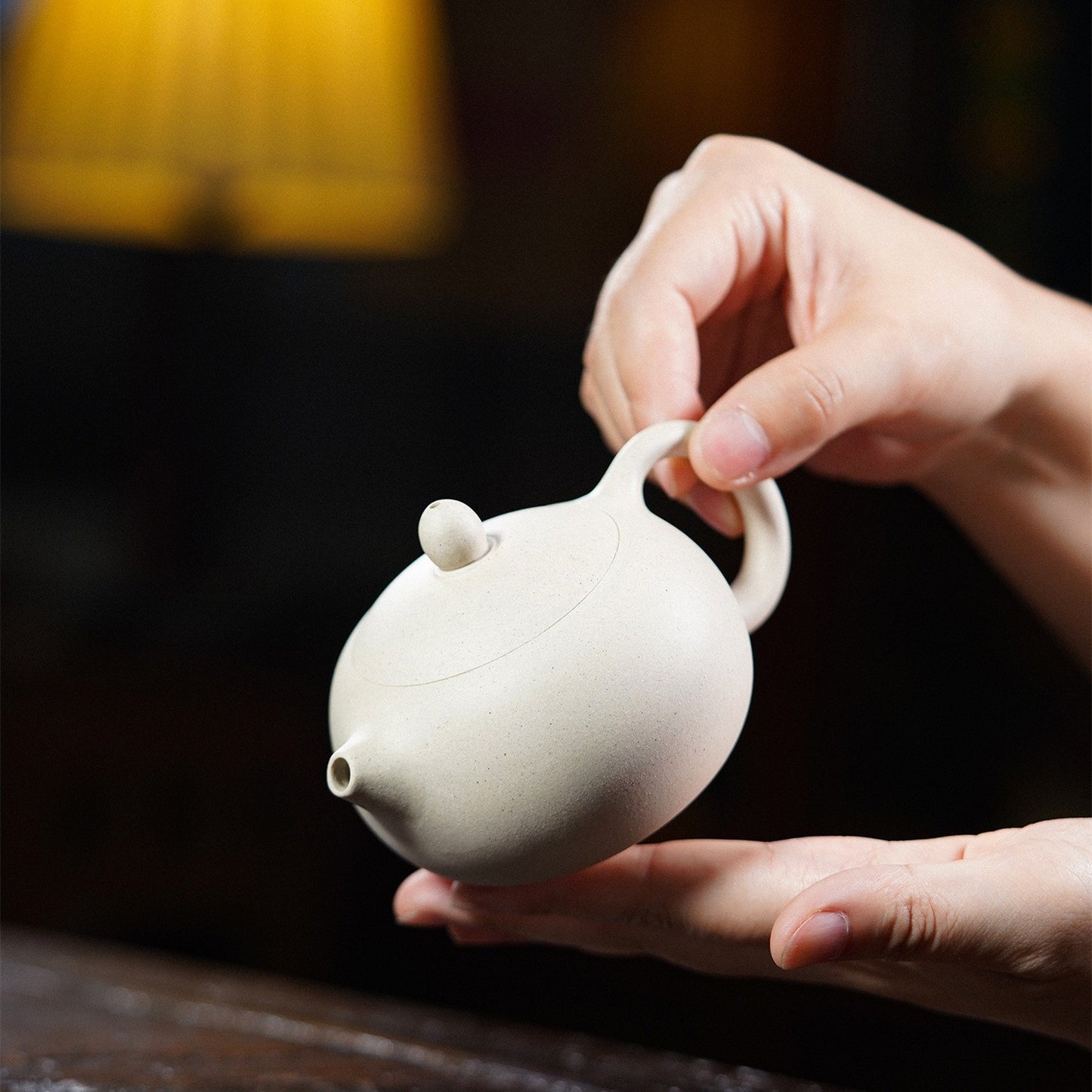 Chinese Tea Pot Real Yixing Zisha White Clay Handmade Kungfu Tea Pot 200ml New