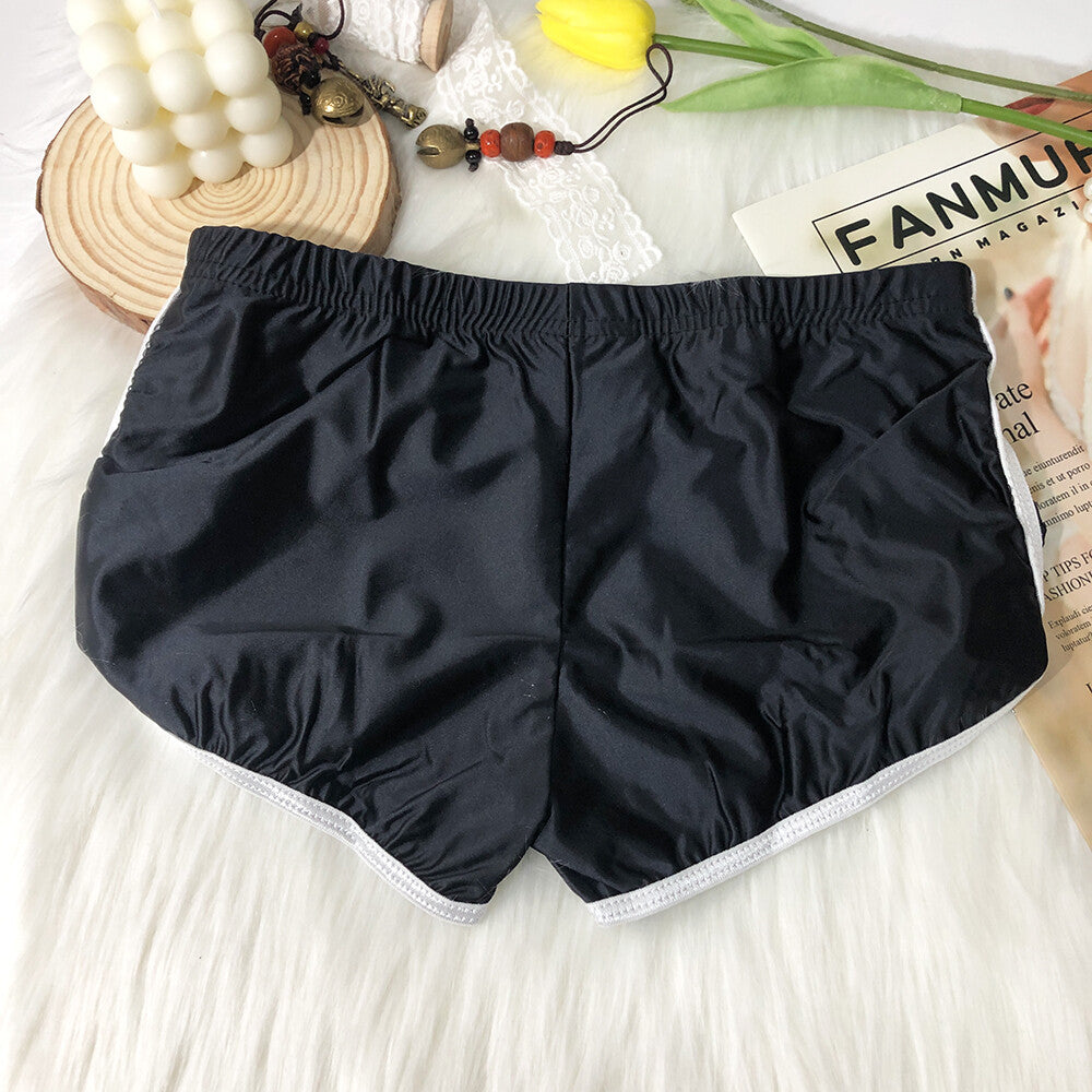 Sexy Womens Satin Panties Boyshorts Underwear High Cut Boxer Shorts Brief Thongs